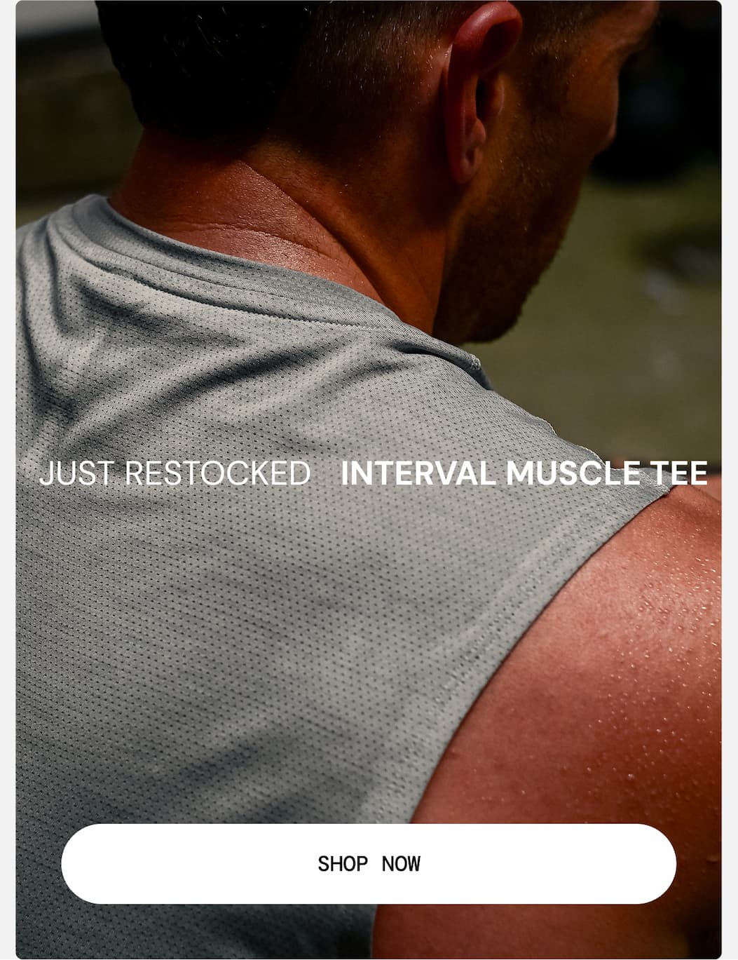 Just Restocked: Interval Muscle Tee