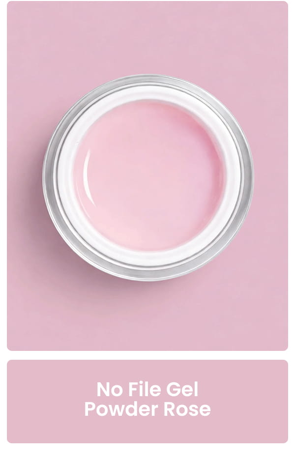 No File Gel Powder Rose