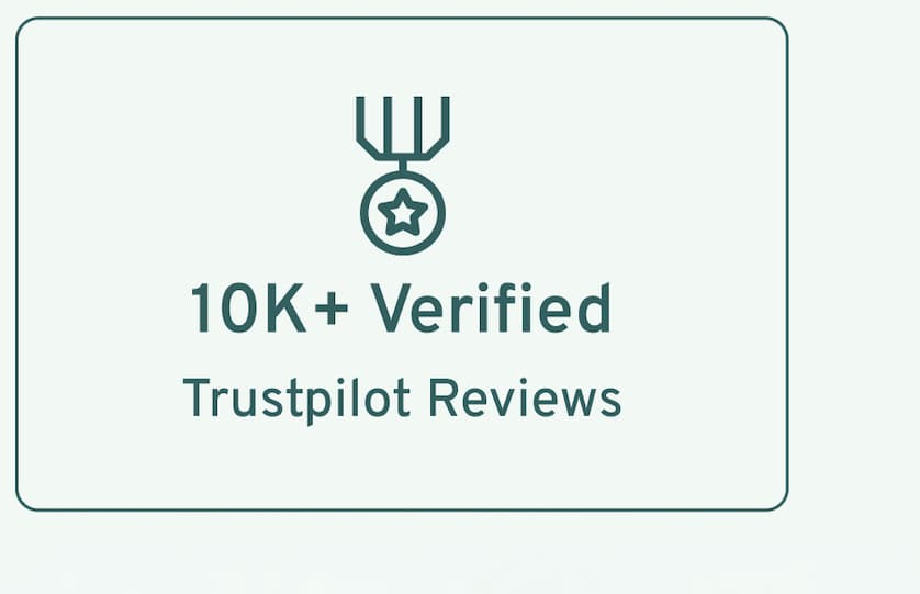 10K+ Verified Trustpilot Reviews
