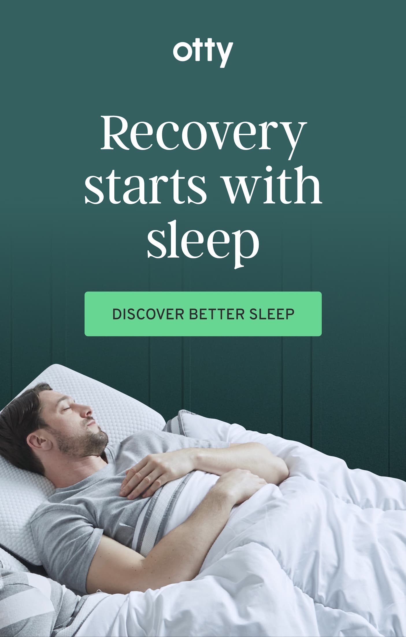 Recovery starts with sleep
