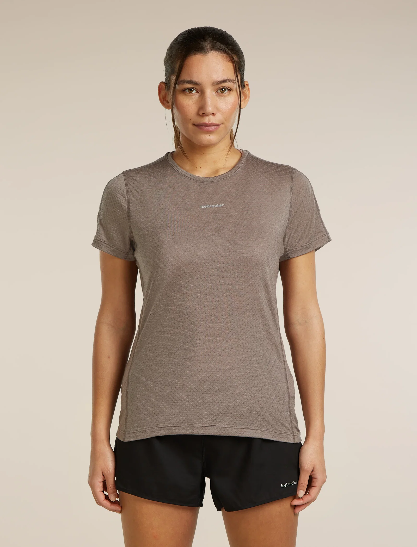 Women's Merino Blend 125 Cool-Lite™ Speed Short Sleeve Tee - Porcini / S