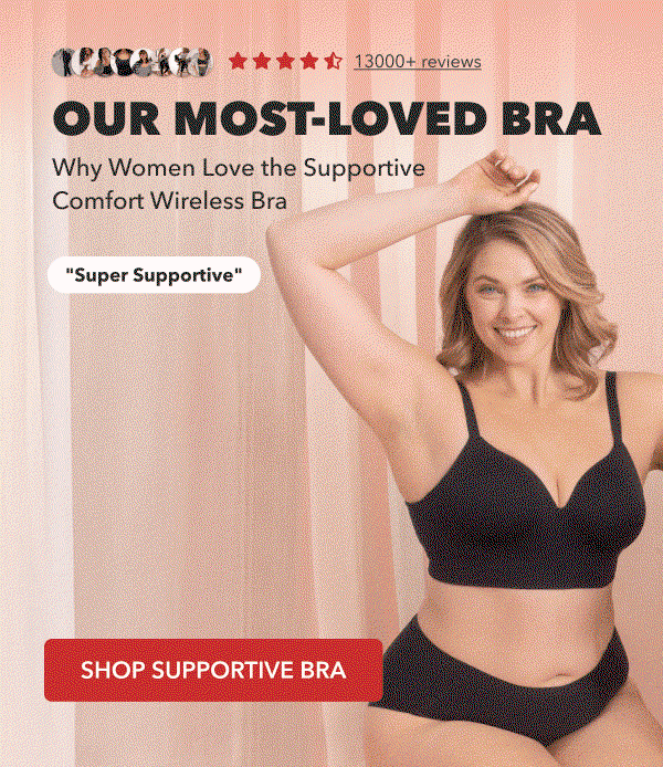 Truekind Supportive Comfort Wireless Shaping Bra