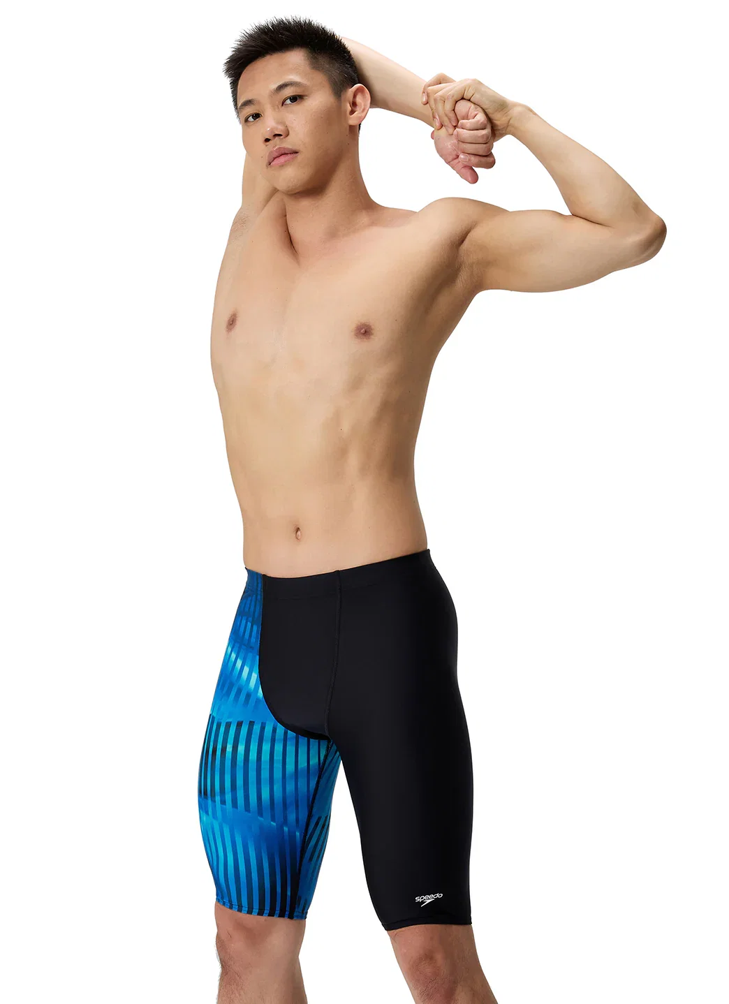 Image of Speedo Men's Linear Lava Jammer Swimsuit