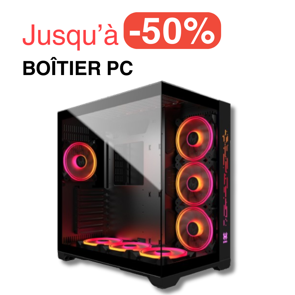 Boitier PC jusqu'à -50%