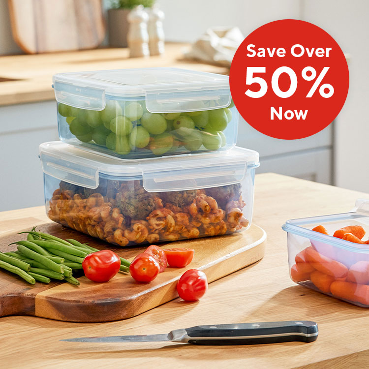 LocknLock 5 Piece Classic Storage Container Set