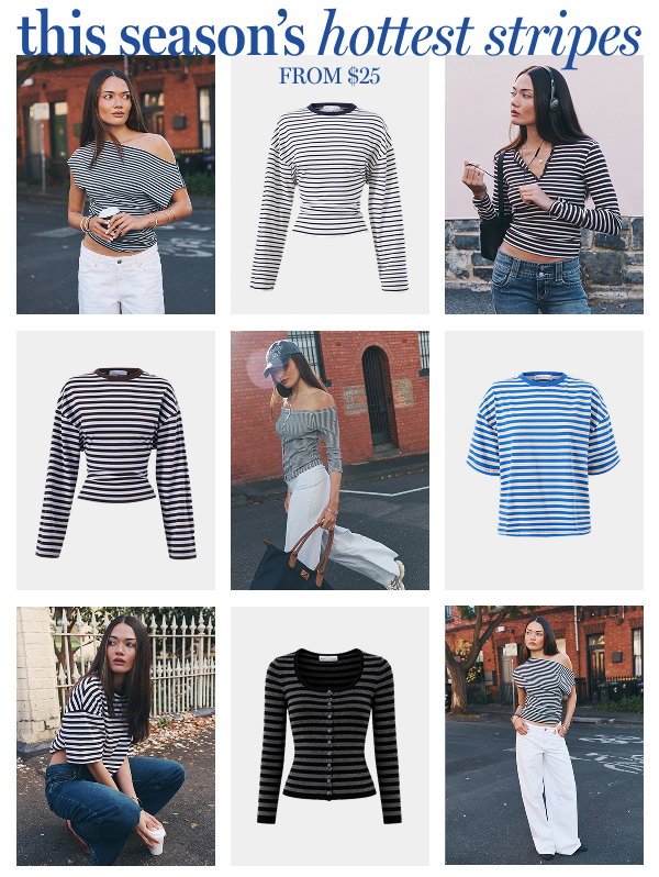 This season's hottest stripes, from $25