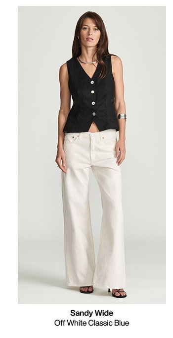 Sandy Off White Classic Blue