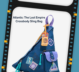 Atlantis The Lost Empire Crossbody Sling Bag