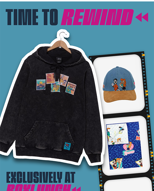 Time to rewind! Exclusively at BoxLunch. Shop now.