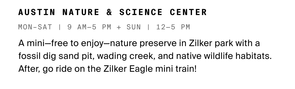 Austin Nature & Science Center