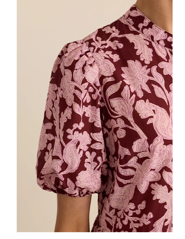 Mariella Organic Printed Midi Dress