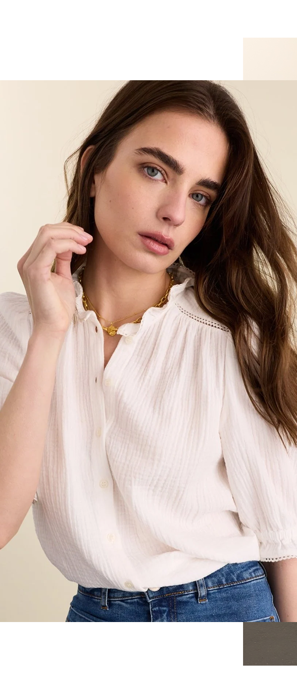 Bryony Organic Cheesecloth Blouse