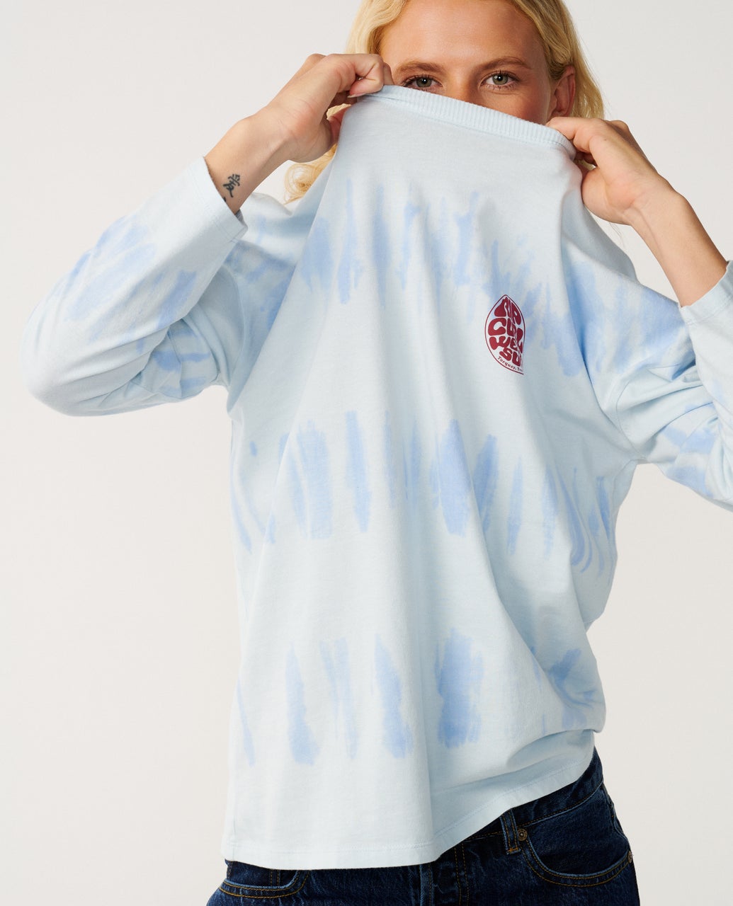 Stephanie Gilmore Tie Dye Long Sleeve Oversized Tee
