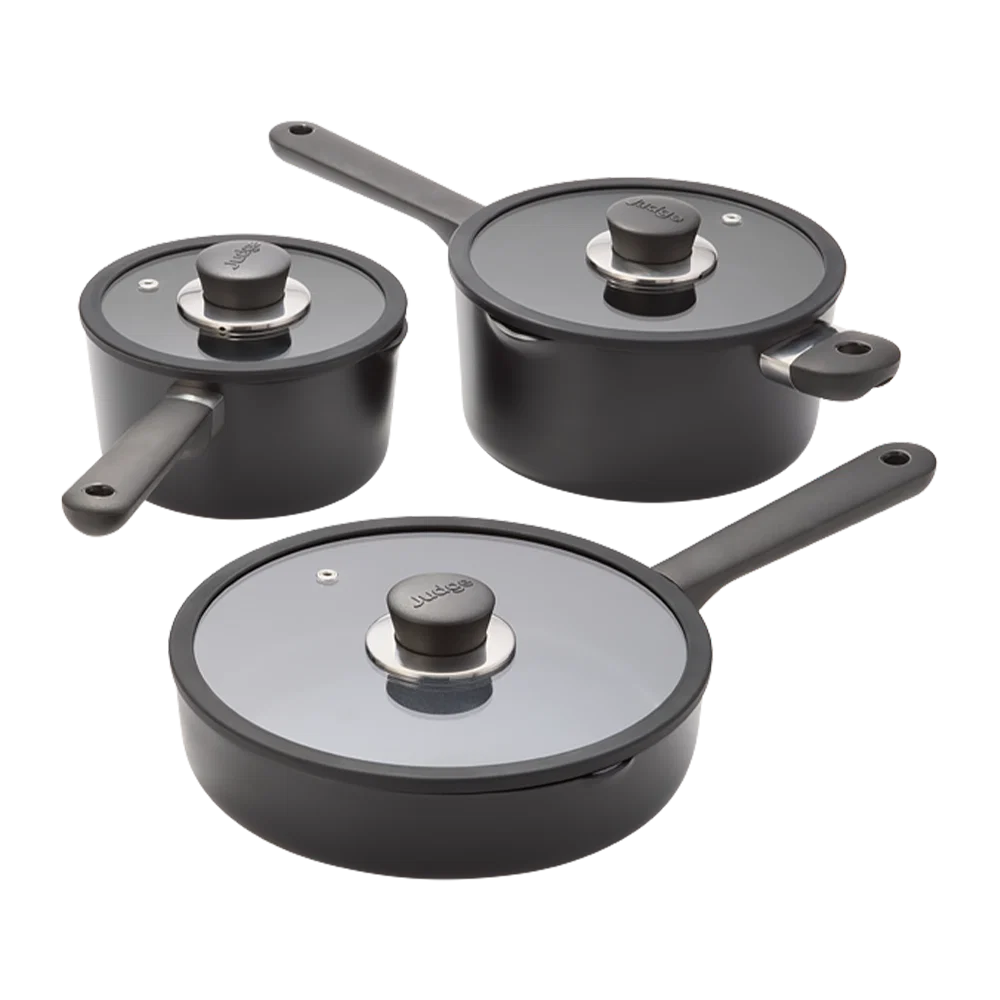 Image of Judge Vista Ceramic, 3 Piece Draining Cookware Set