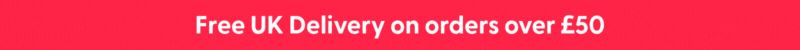 Free UK Delivery on orders over £50