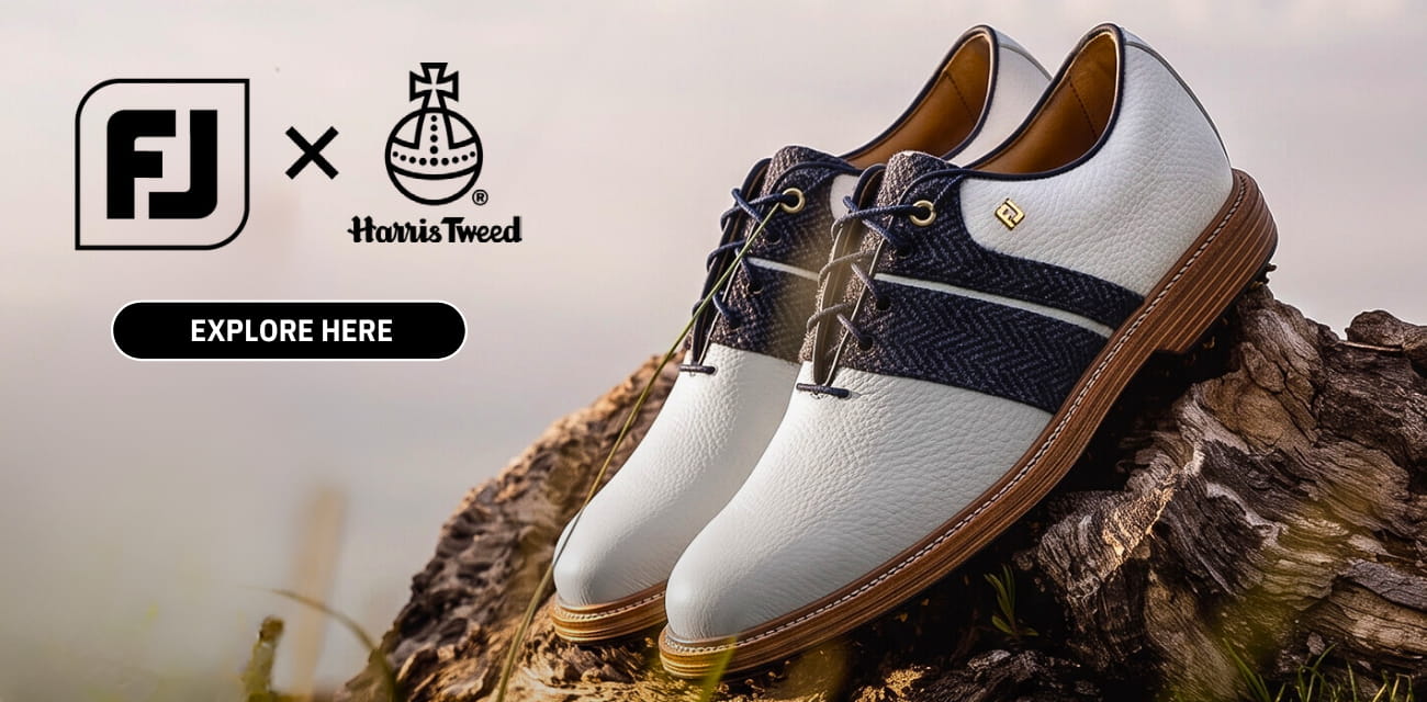 Limited Edition - FootJoy Mens Premiere Series Packard Herringbone Golf Shoes 