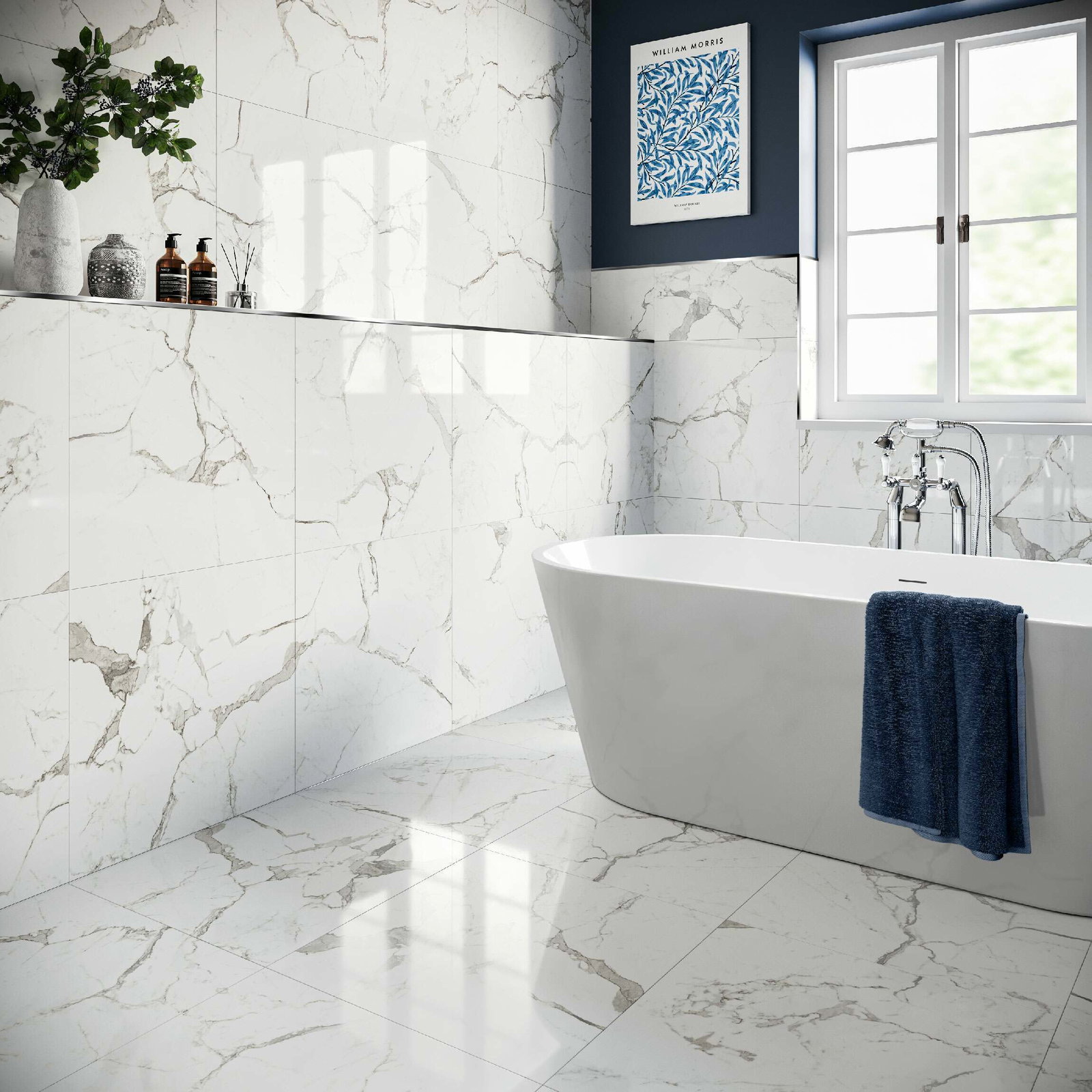 Image of Statuario Marble Tiles