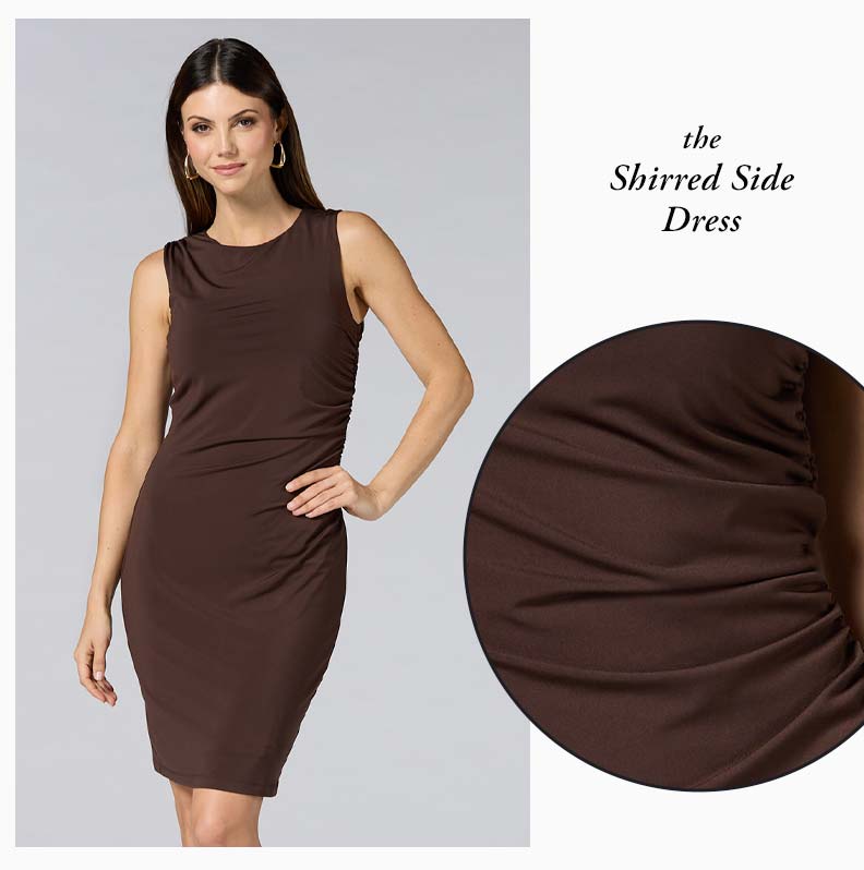 Shop Shirred Side Dress