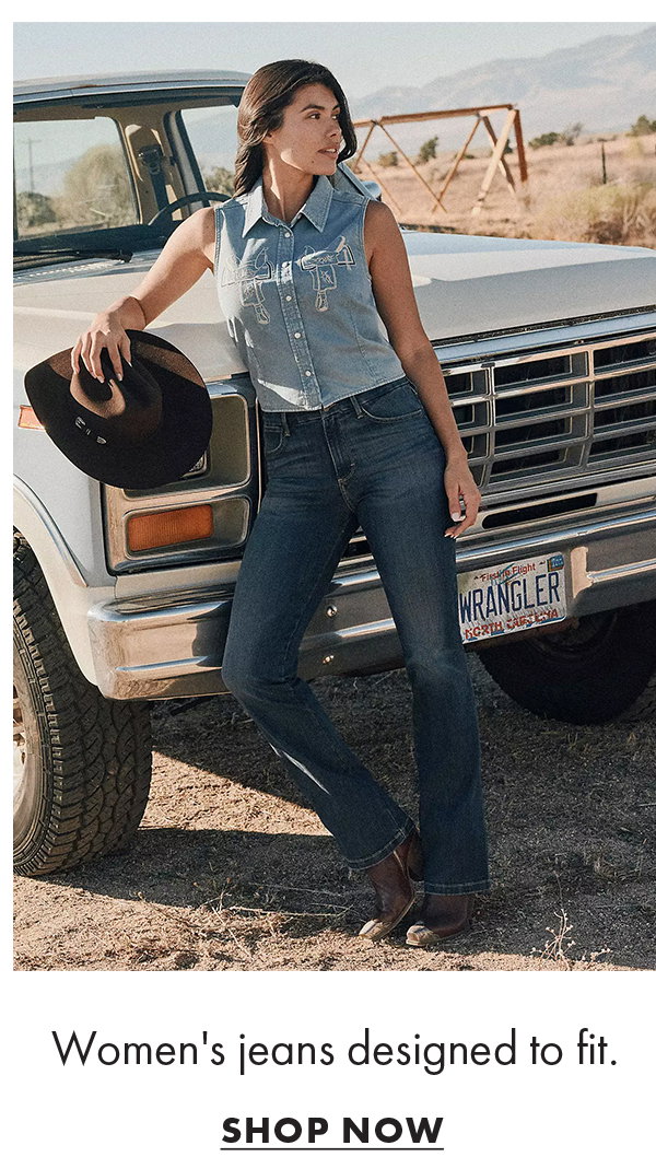 Women's jeans designed to fit. Shop Now