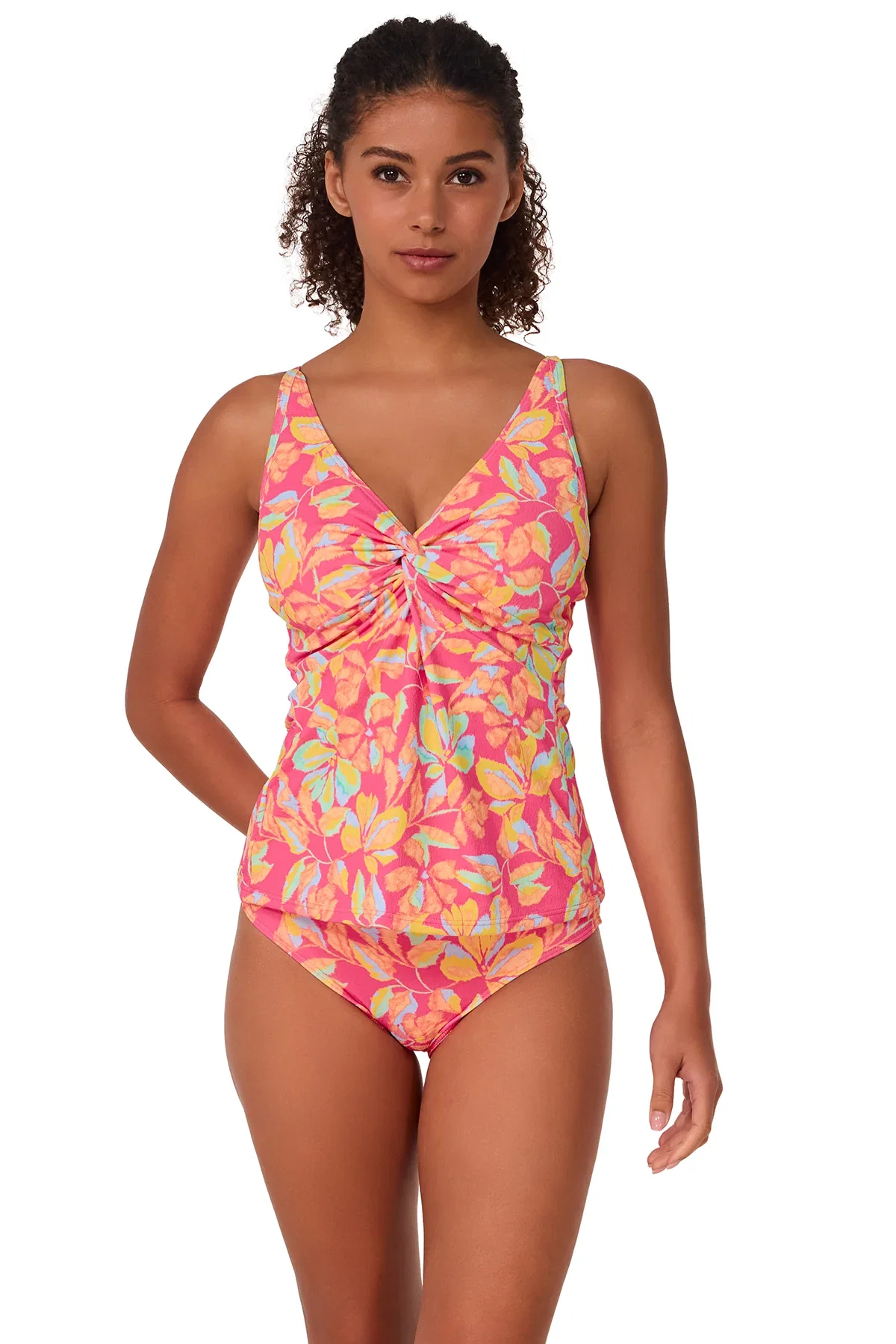 Image of Sunsets Magic Hour Crepe Forever Tankini Top