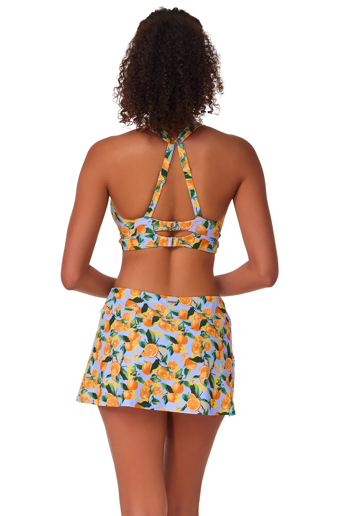 Image of Sunsets Clementine Sporty Swim Skirt