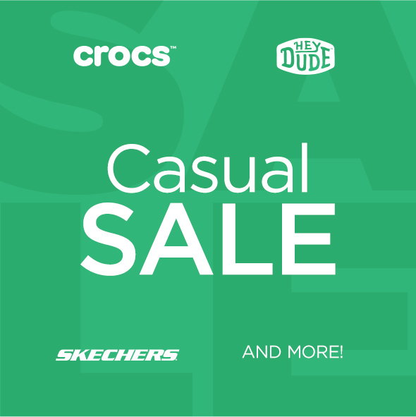 Casual Sale | Your Favorite Brands | Heydude | Crocs | Skechers