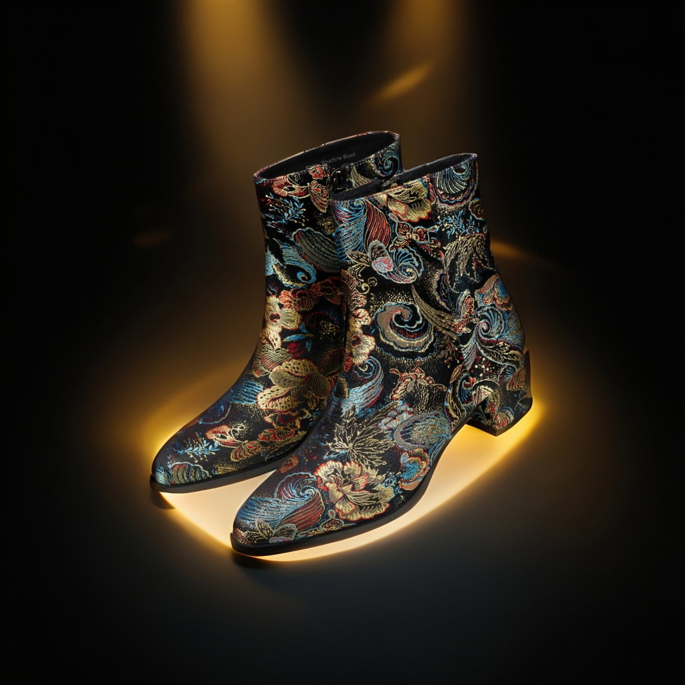 Shiny Shadow Lady Boot