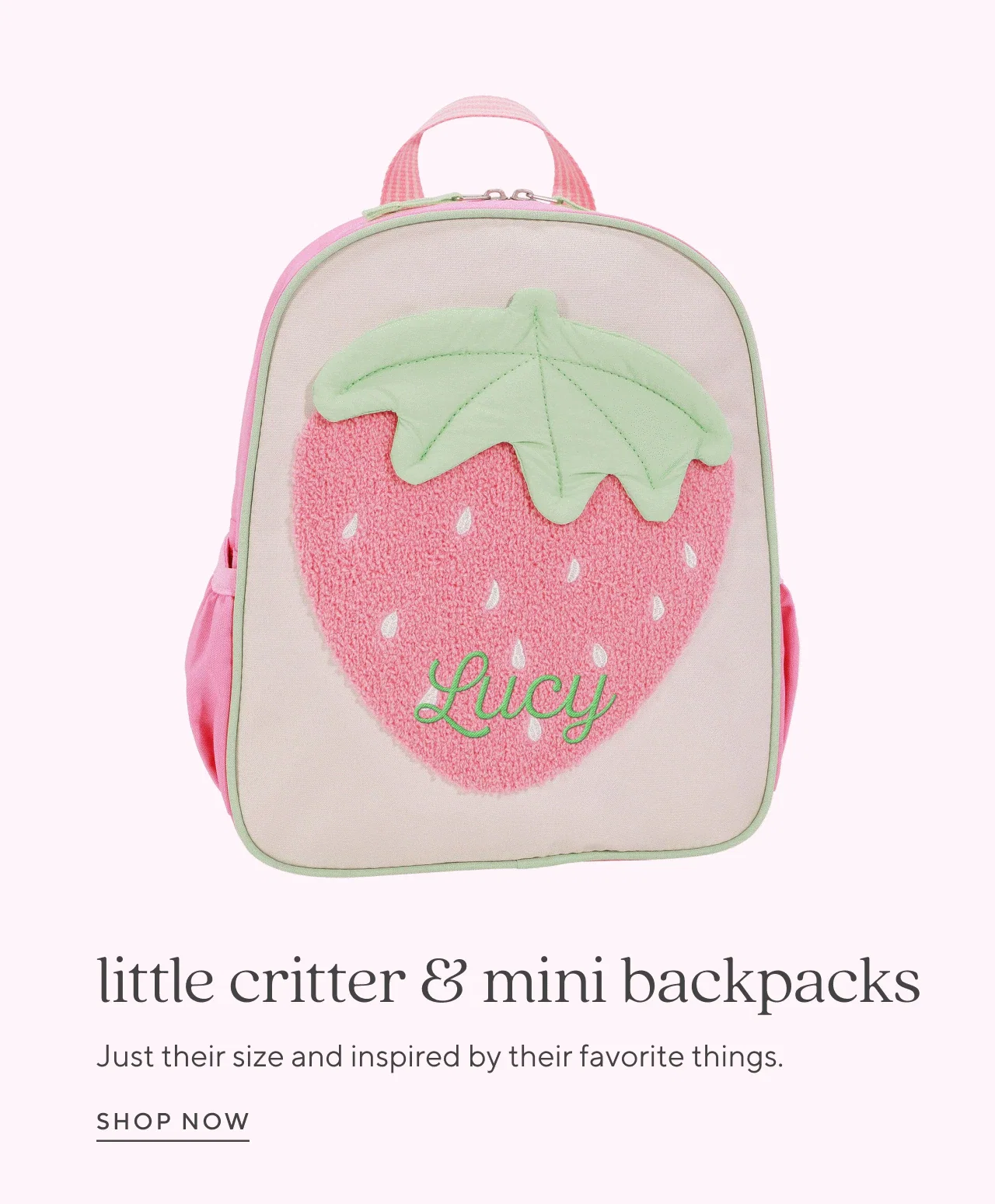 little critter & mini backpacks
