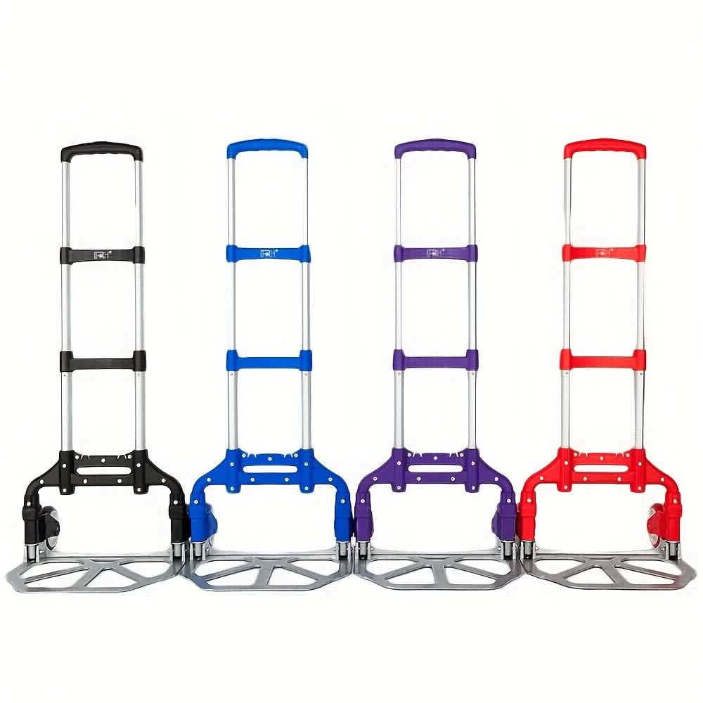 Image of Folding Aluminum Hand Cart & Dolly – 165 lb Capacity, Lightweight & Portable