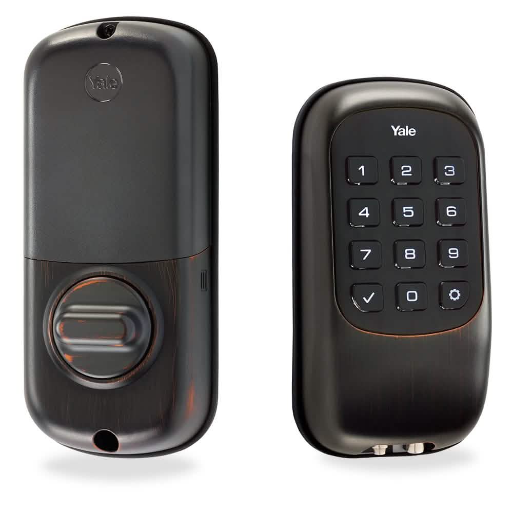 Image of Yale YRD110ZW0BP Push Button Deadbolt Lock B1L YRD110-ZW-US with Z-Wave