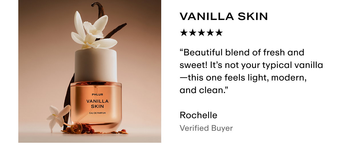 5 Star Review - Vanilla Skin Eau de Parfum