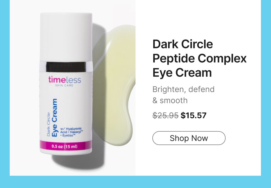 dark circle peptide complex eye cream brighten & hydrate