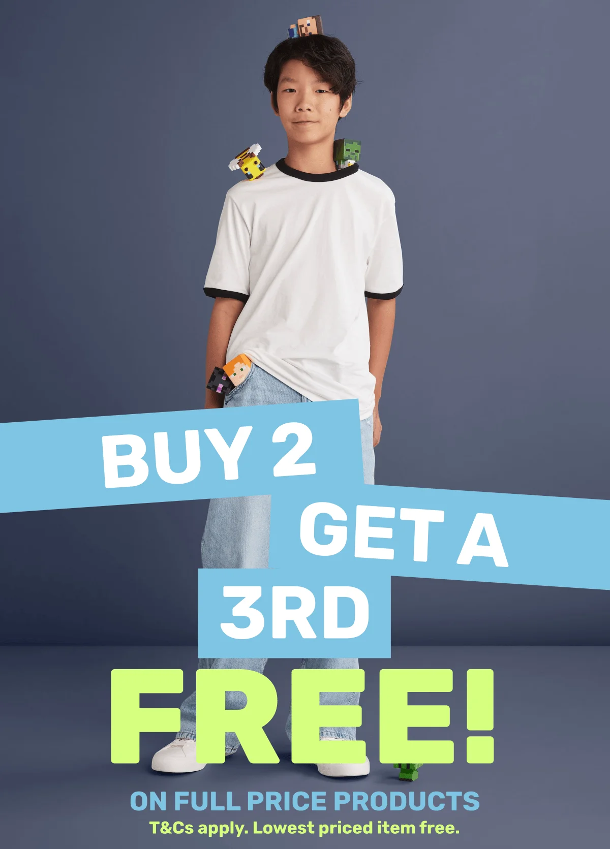 Buy 2 Get a 3rd Free! T&Cs apply