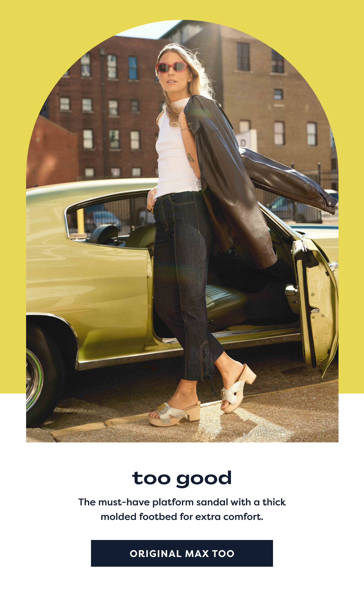 Too Good The Must-have Platform Sandal With A Thick Molded Footbed For Extra Comfort. | Original Max Too