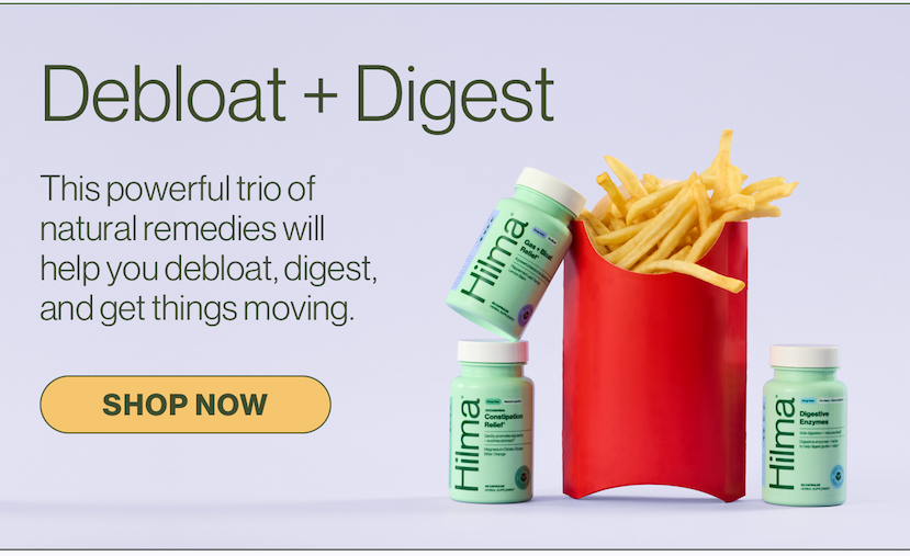 Debloat + Digest This powerful trio of natural remedies will help you debloat, digest, and get things moving. Shop now.