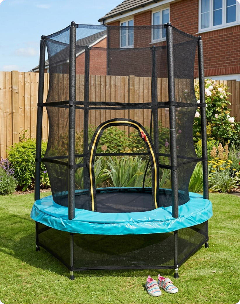 4.5ft Trampoline with Net 