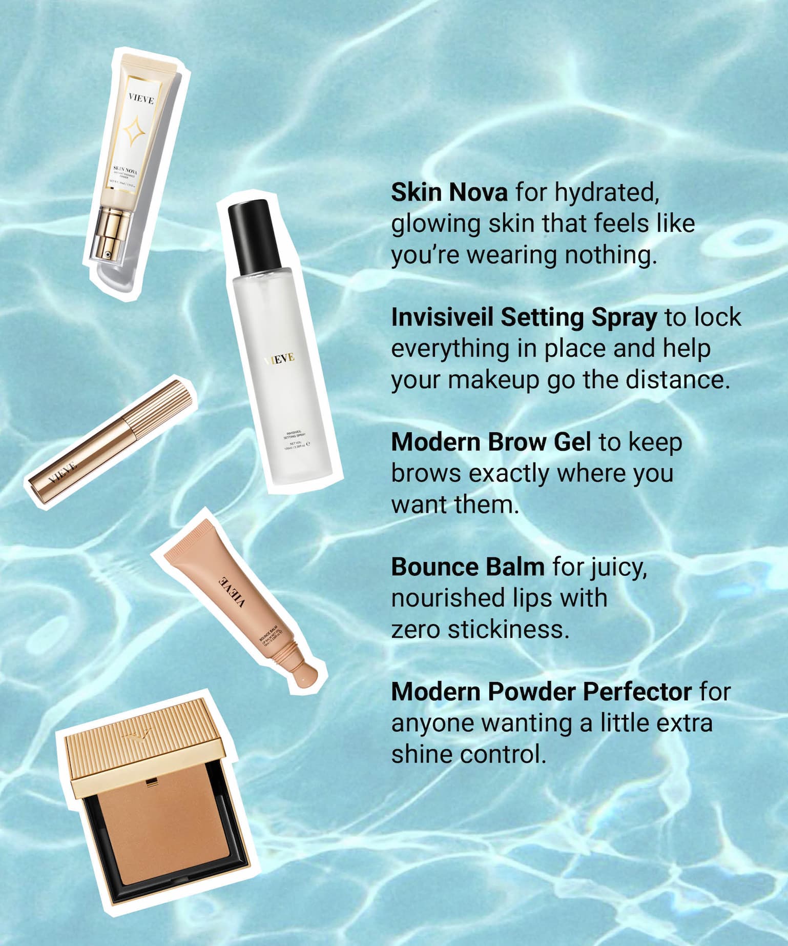 YOUR HEATWAVE BEAUTY TOOLKIT.