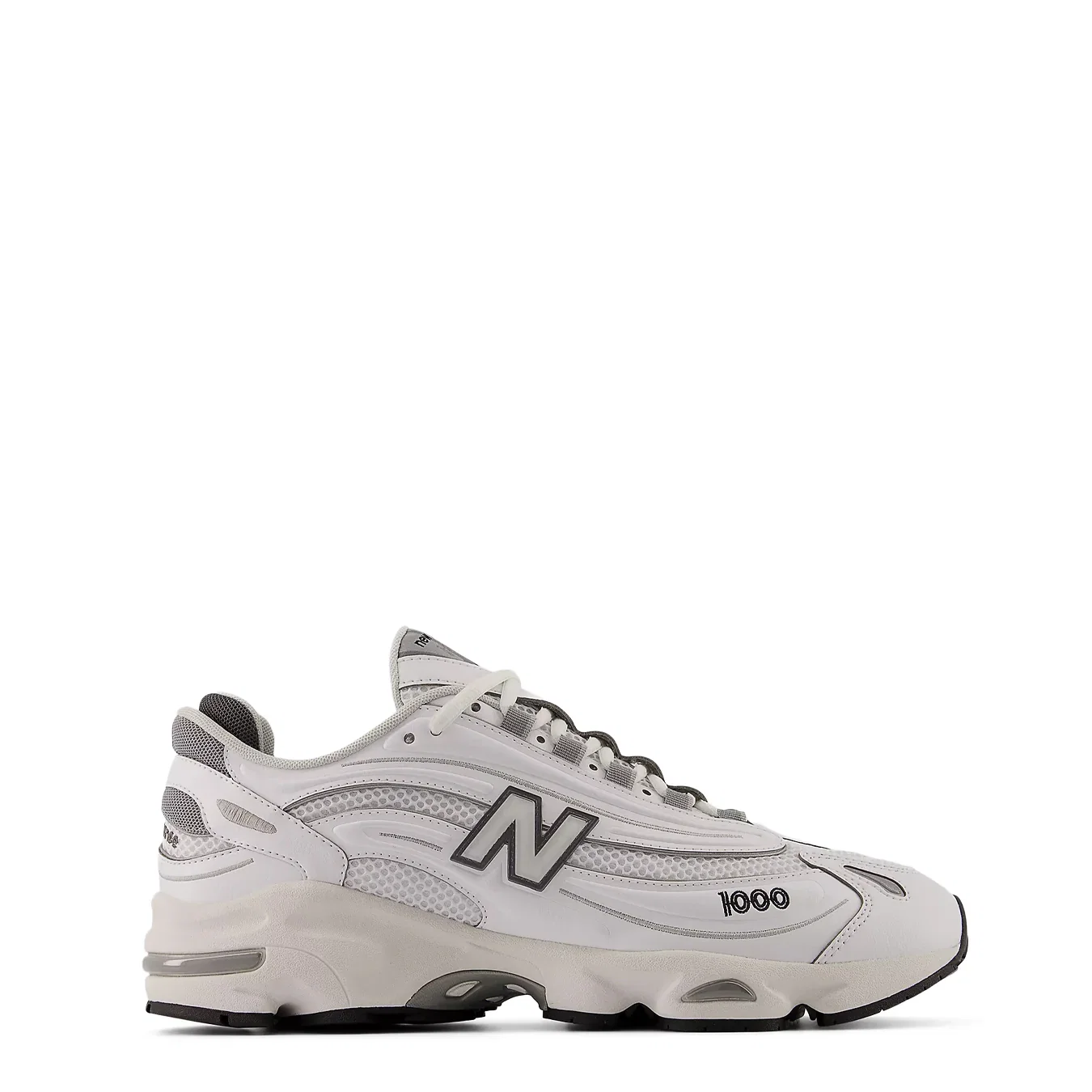Image of New Balance Womens 1000 Shoes White / Grey Matter / Slate Grey