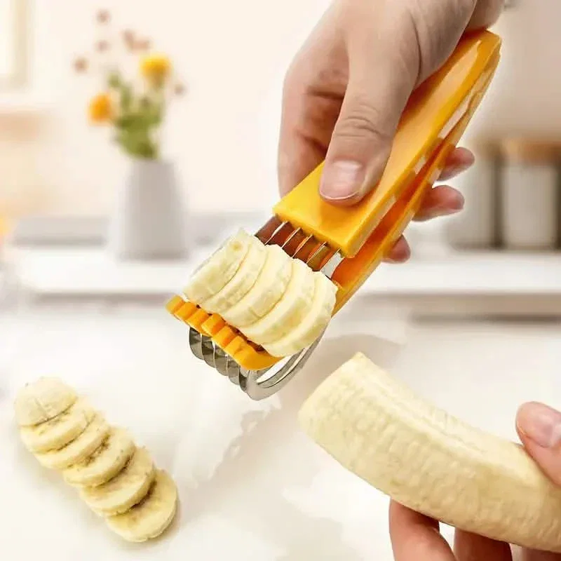 Image of Stainless Steel Banana & Cucumber Slicer