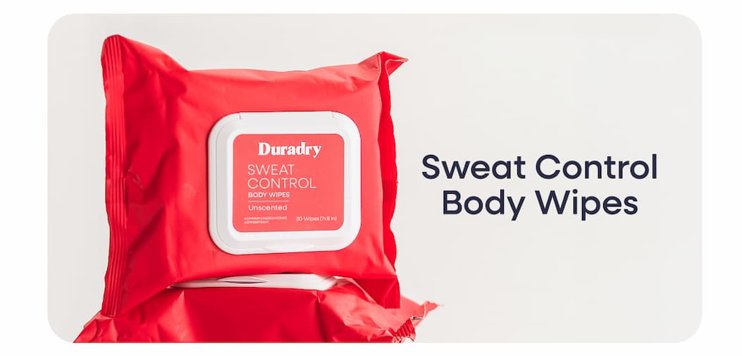 Sweat Control Body Wipes