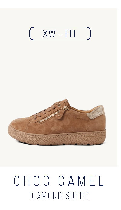 CHOC CAMEL DIAMOND SUEDE