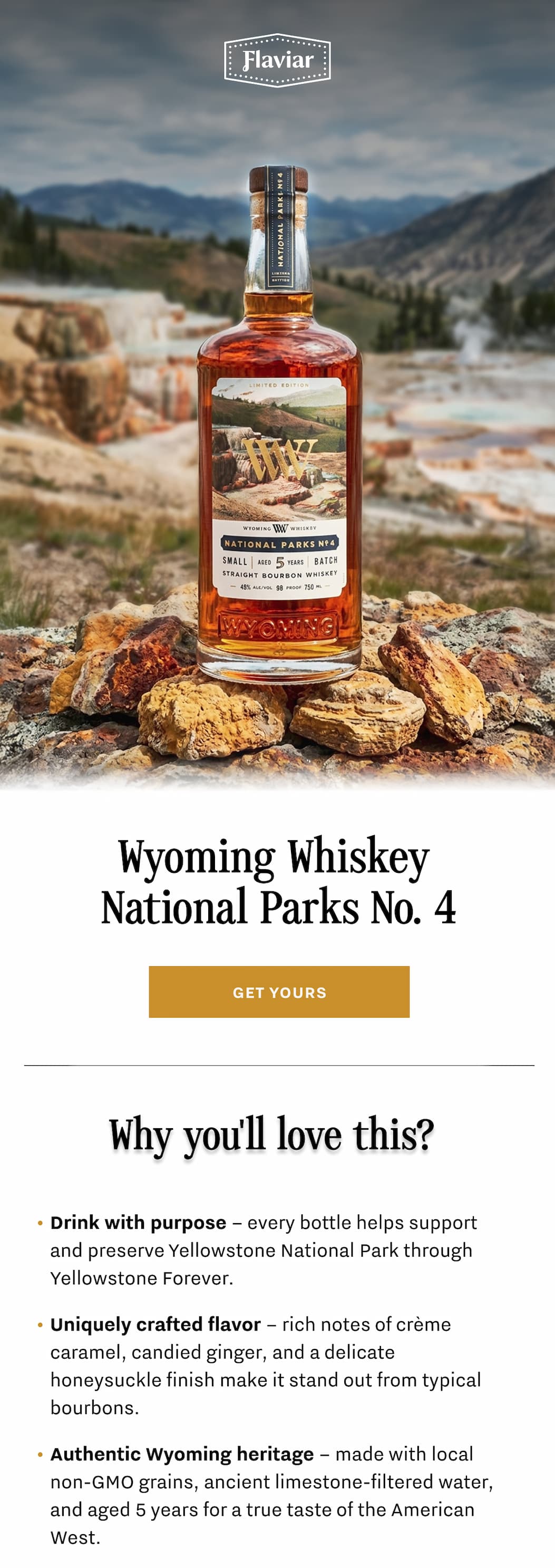 Wyoming Whiskey National Parks No. 4 Bourbon