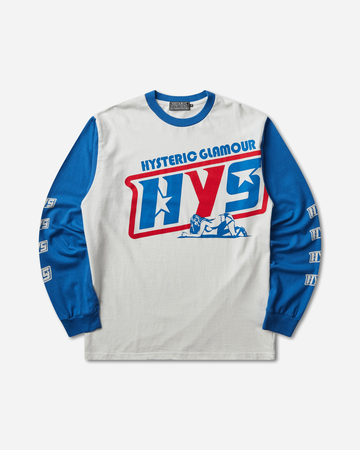 Men's Dart Track Longsleeve T-Shirt White