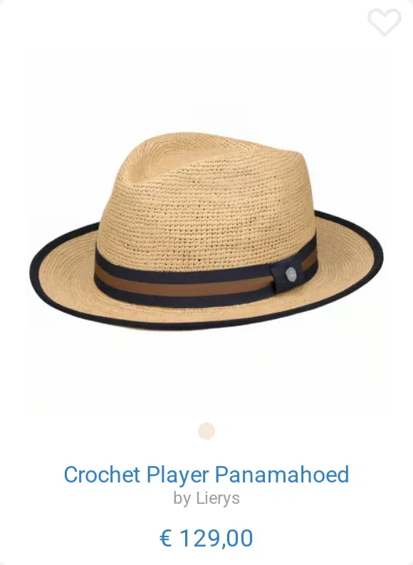Crochet Player Panamahoed by Lierys