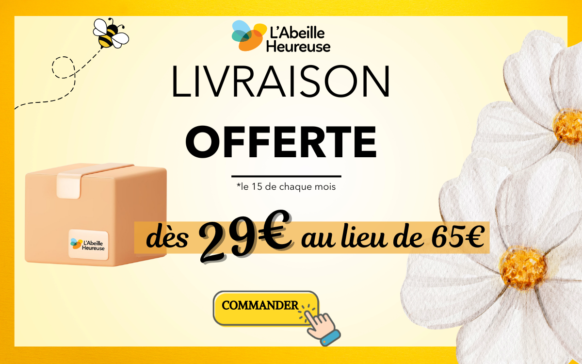 Livraison Offerte Abeille Heureuse