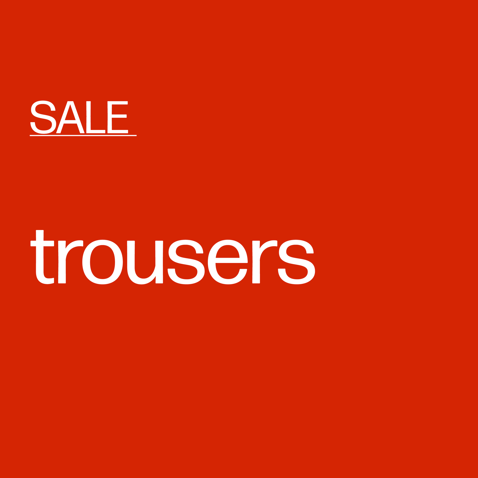 Sale Trousers