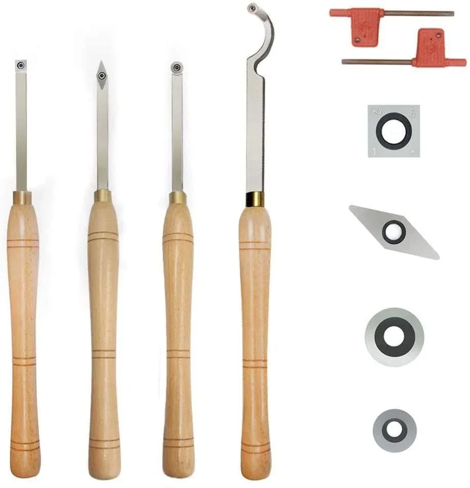 Woodturning Carbide Lathe Tool Set of 4