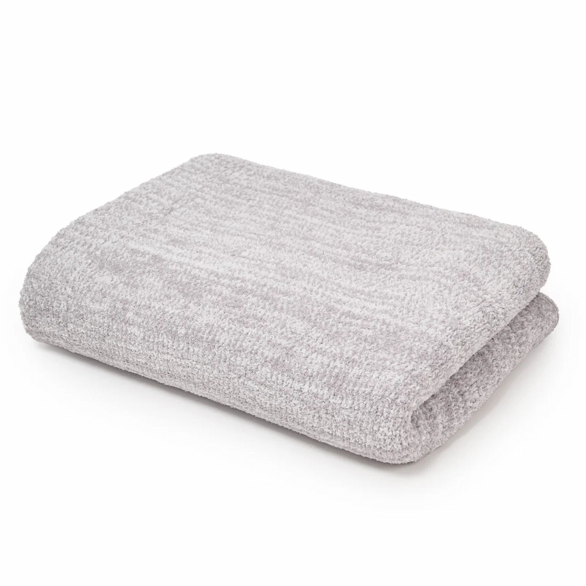 Link to Lightweight Striped Heathered Throw in Soapstone