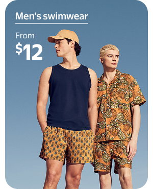From $12 - Men's swimwear