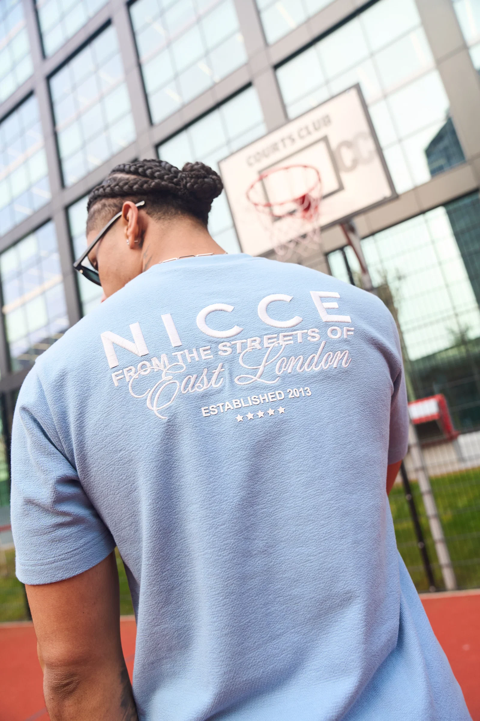 Image of NICCE Mens Cera T-Shirt | Allure Blue